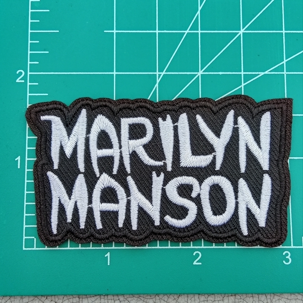 2/$10 Marilyn Manson Black and White Patch